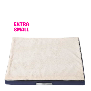 Lavish Pets Memory Foam Bed White (XS)